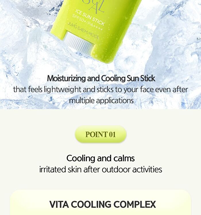 Jung Saem Mool Sun Sual Ice Sun Stick - 16g