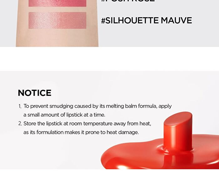 Jung Saem Mool New Classic Glaze Lipstick - 4 Colors - Narcissism Pink