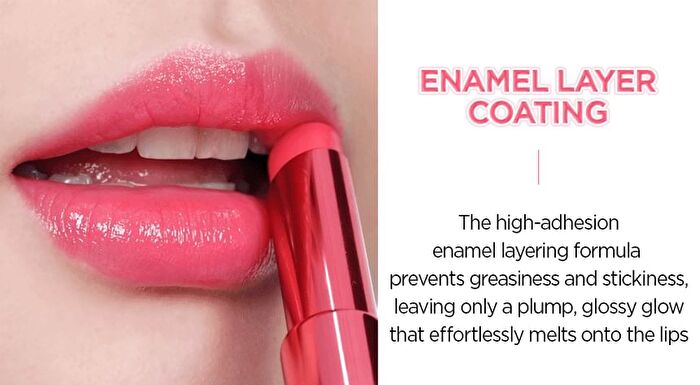 Jung Saem Mool New Classic Glaze Lipstick - 4 Colors - Apple-Flirting