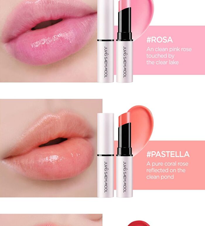 Jung Saem Mool Lip-Pression Water Tinted Lip Balm - 4 Colors - Bare Rosy