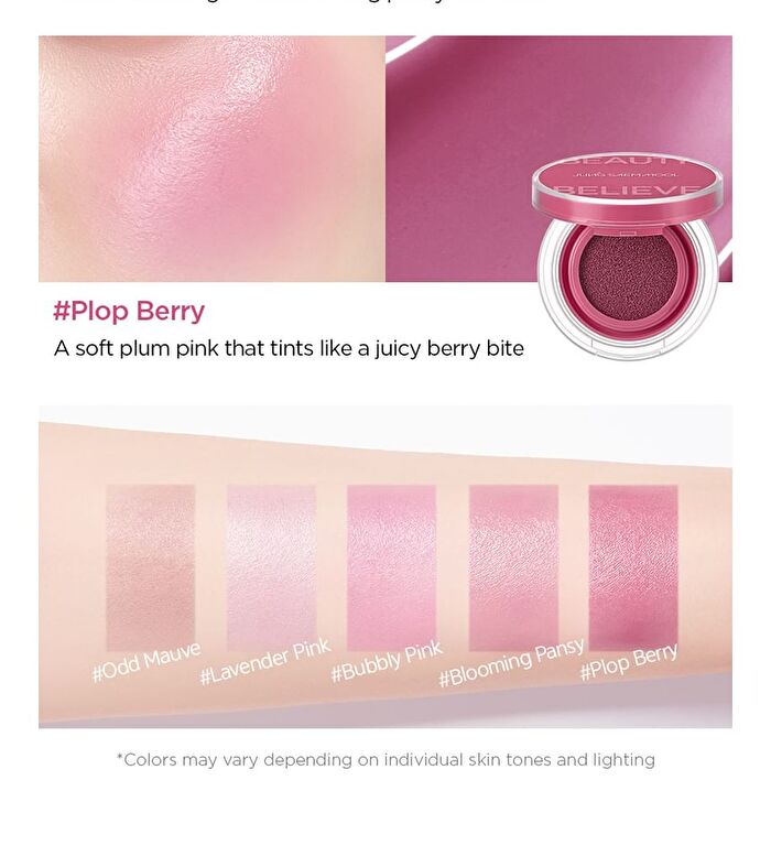 Jung Saem Mool Artist Cushion Blush - 10 Colors - Bubbly Pink