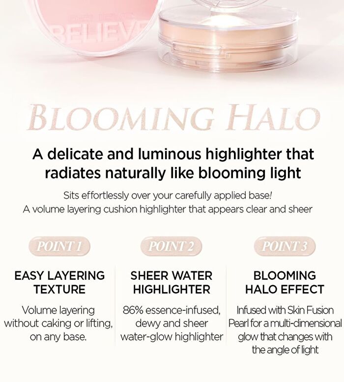 Jung Saem Mool Artist Cushion Highlighter - 2 Colors - Halo Veil