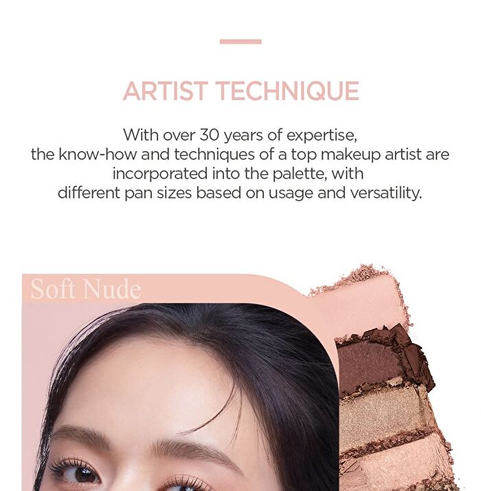 Jung Saem Mool Artist Eye Palette Nude - 2 Types - Glam Nude