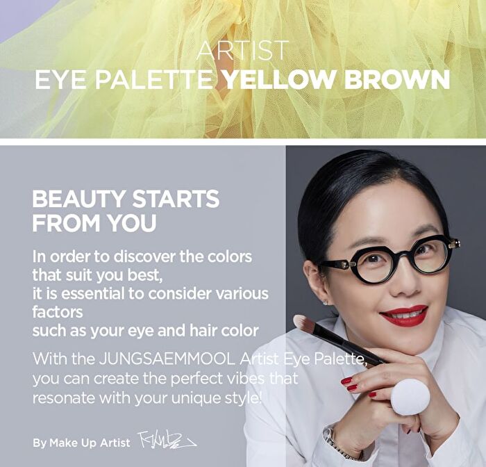 Jung Saem Mool Artist Eye Palette - 3 Types - 2025 Version - Red Brown
