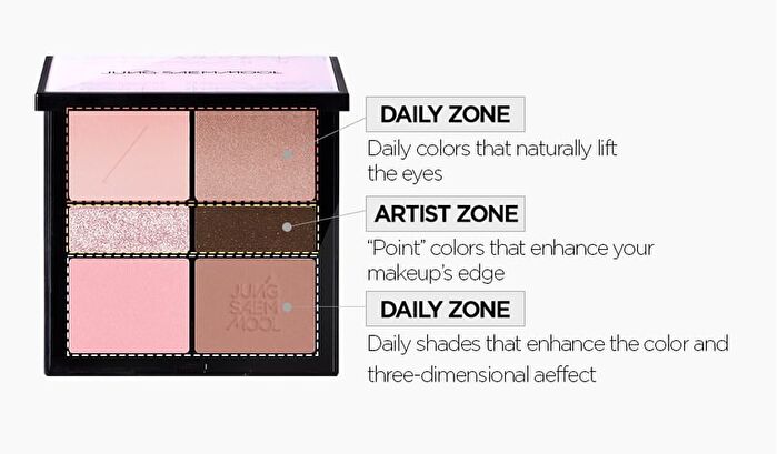 Artist Eye Palette - 3 Types - 2025 Version - Yellow Brown