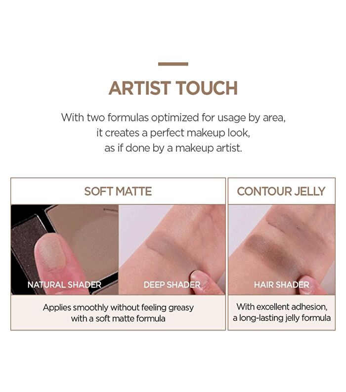 Jung Saem Mool Artist Face Palette Contour - 14.3g