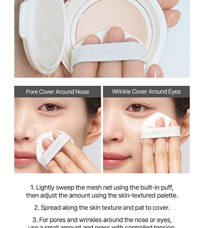 Jung Saem Mool Pro-Lasting Flawless Fit Mesh Cushion - 6 Colors - #22 Light