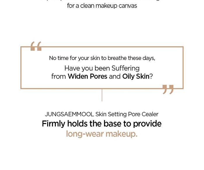Jung Saem Mool Skin Setting Pore Cealer - 20ml