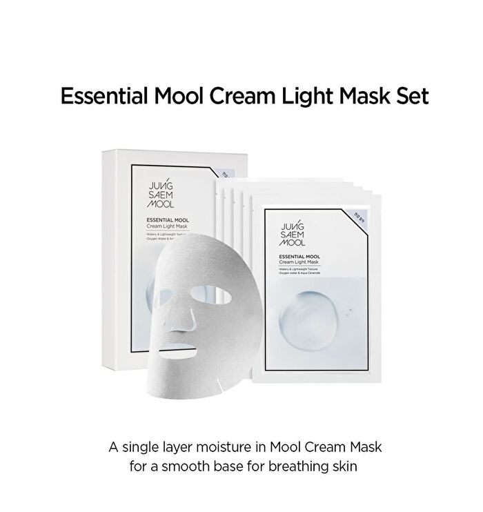 Jung Saem Mool Essential Mool Cream Light Mask Set - 28g x 5 sheets