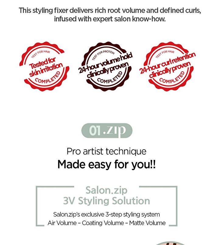 Jung Saem Mool Salon.zip Volume Styling Hair Fixer - 150ml