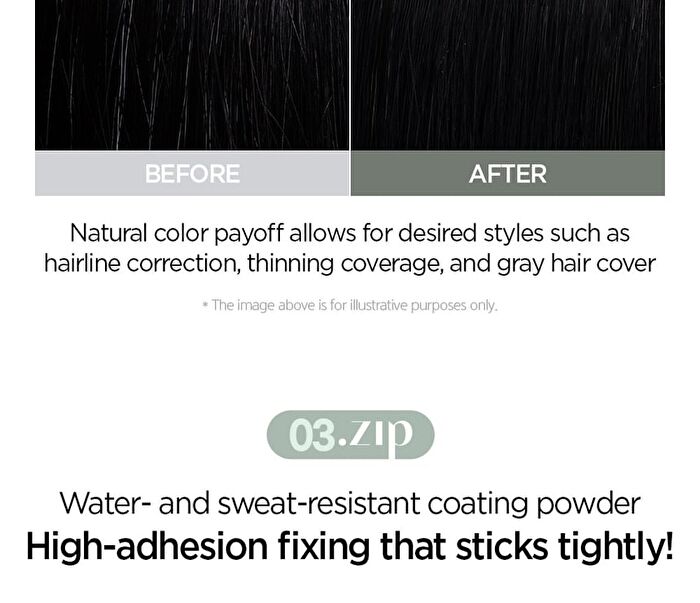 Jung Saem Mool Salon.zip Volume Styling Hair Shadow - 2 Colors - Natural Brown