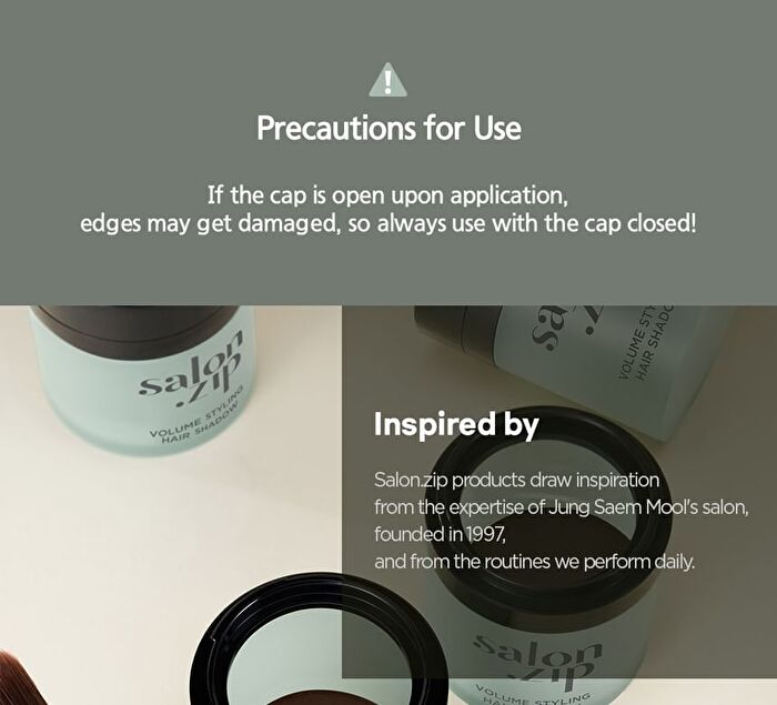 Jung Saem Mool Salon.zip Volume Styling Hair Shadow - 2 Colors - Natural Black