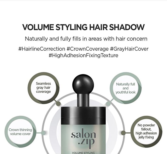 Jung Saem Mool Salon.zip Volume Styling Hair Shadow - 2 Colors - Natural Black