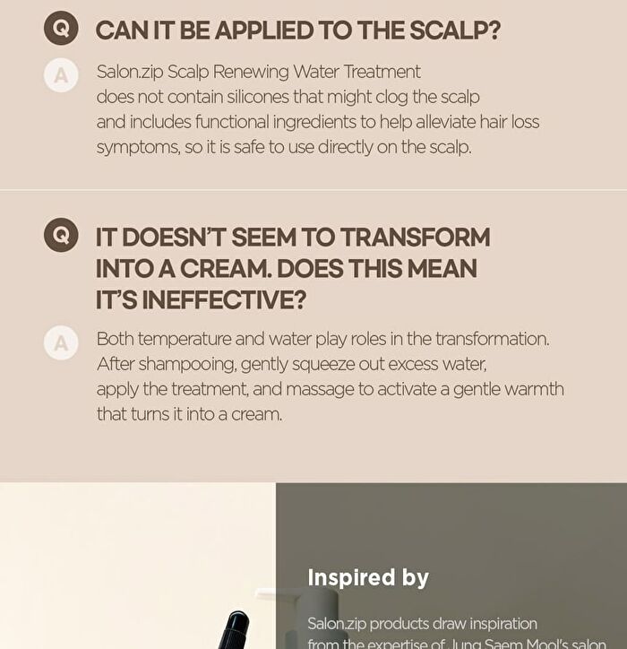 Jung Saem Mool Salon.zip Scalp Renewing Water Treatment - 200ml