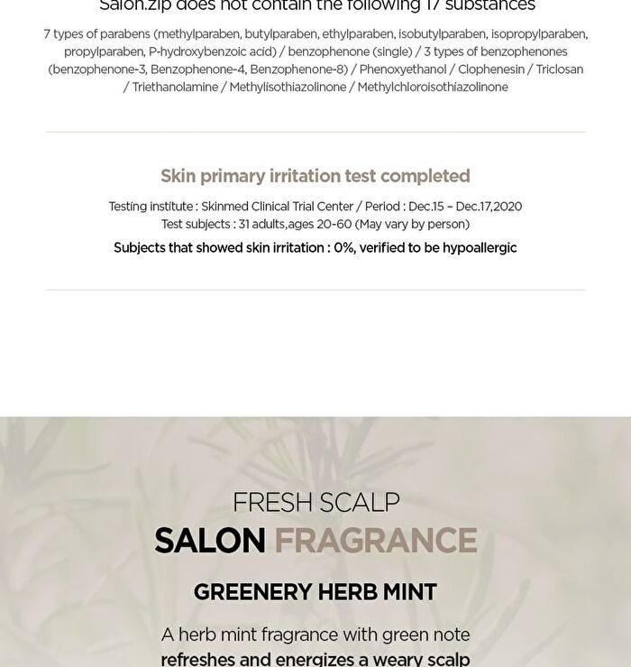 Jung Saem Mool Salon.zip Scalp Renewing Shampoo - 400ml