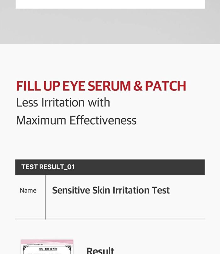 Fill Up Eye Serum - 1 set