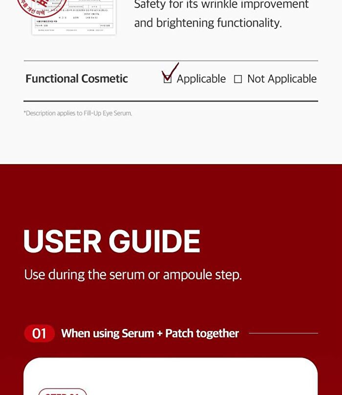 Fill Up Eye Serum - 1 set