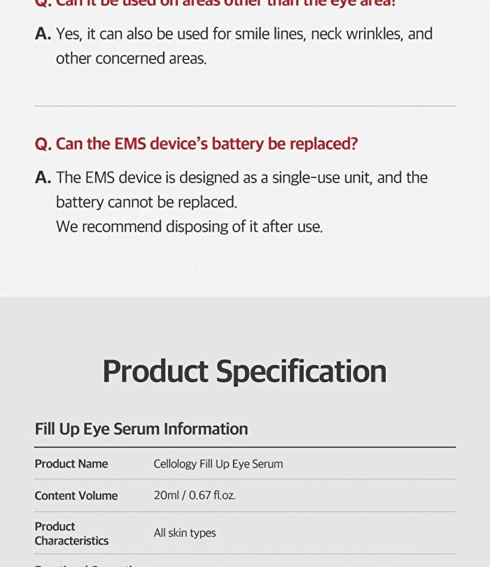 Fill Up Eye Serum - 1 set