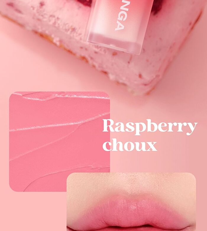 Inga Velvet Choux Tint - 6 Colors - Raspberry Choux