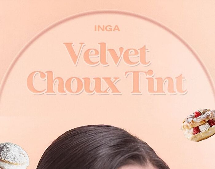 Inga Velvet Choux Tint - 6 Colors - Raspberry Choux