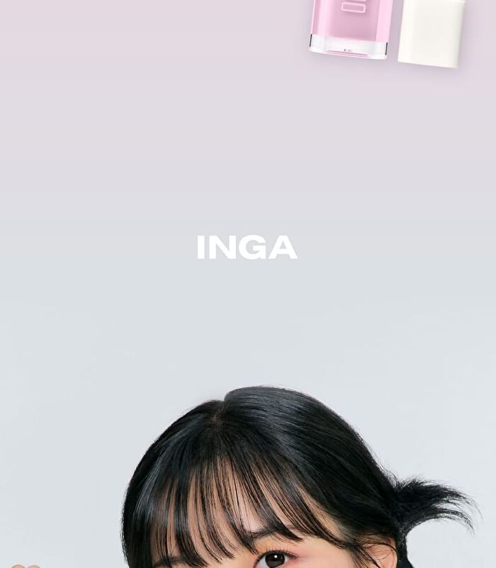 Inga Water Glow Lip Tint - 13 Colors - Rosy Rose