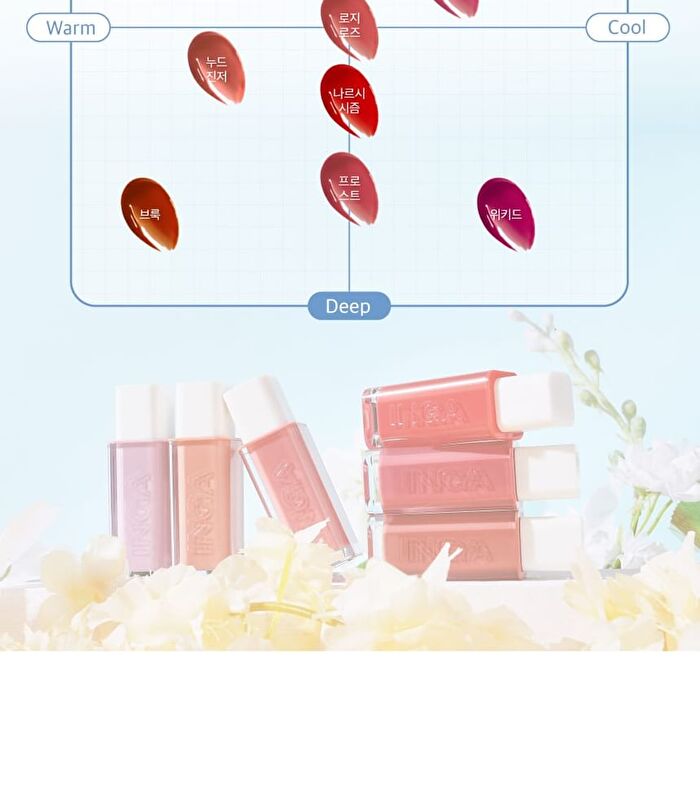 Inga Water Glow Lip Tint - 13 Colors - Splash