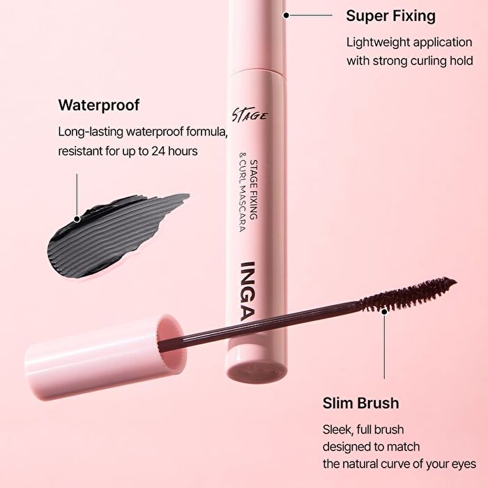 Inga Stage Fixing & Curl Mascara - 8g