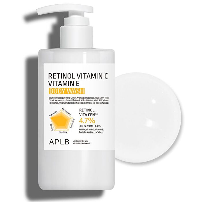 Aplb Retinol Vitamin C Vitamin E Body Wash - 300ml