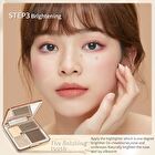 2 IN 1 Highlighter Contour Palette - 3 Colors - #02 Tree Shadow (Holiday Limited) - 9g