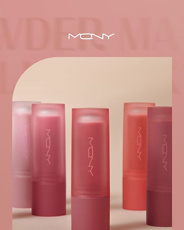 Mqny Powder Matte Lipstick - 8 Colors - #07 Petal Haze