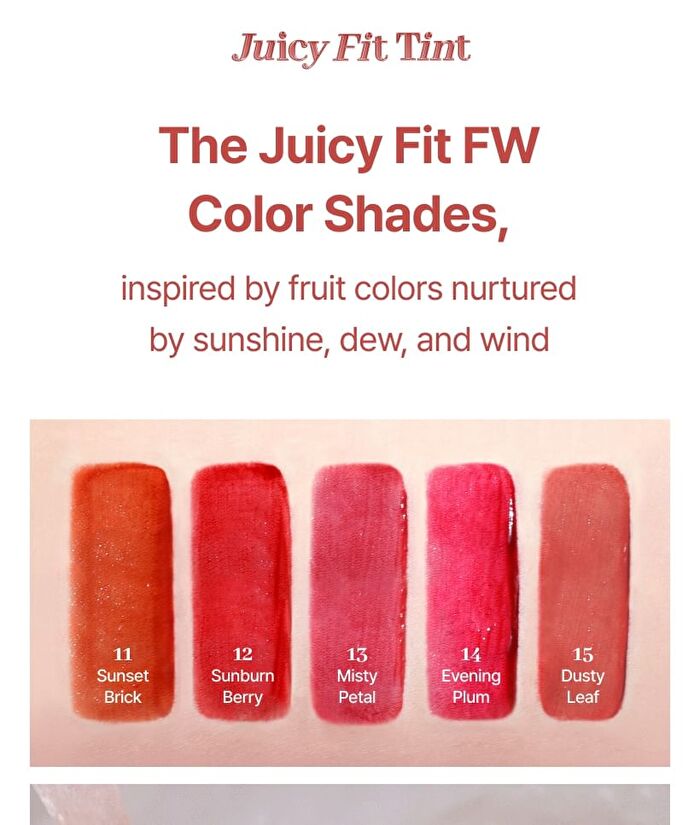 Mqny Juicy Fit Tint - 5 Colors - #12 Sunburn Berry