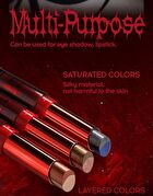 Dual Color Lip & Eyeshadow Stick - 6 Colors - #01 - 3g