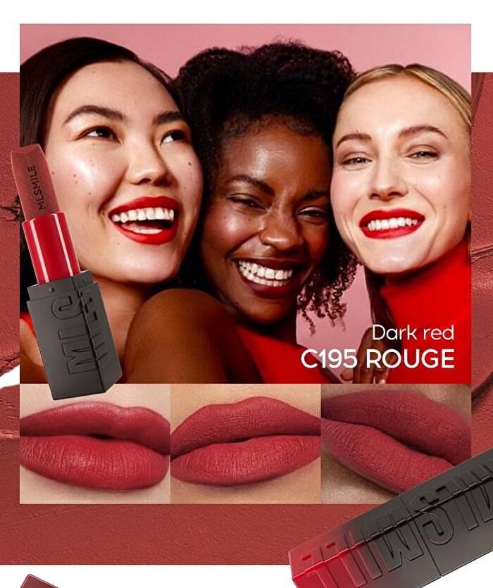 Velvet Lipstick - 6 Colors - #C191 Peach (Nude Rose) - 3.6g