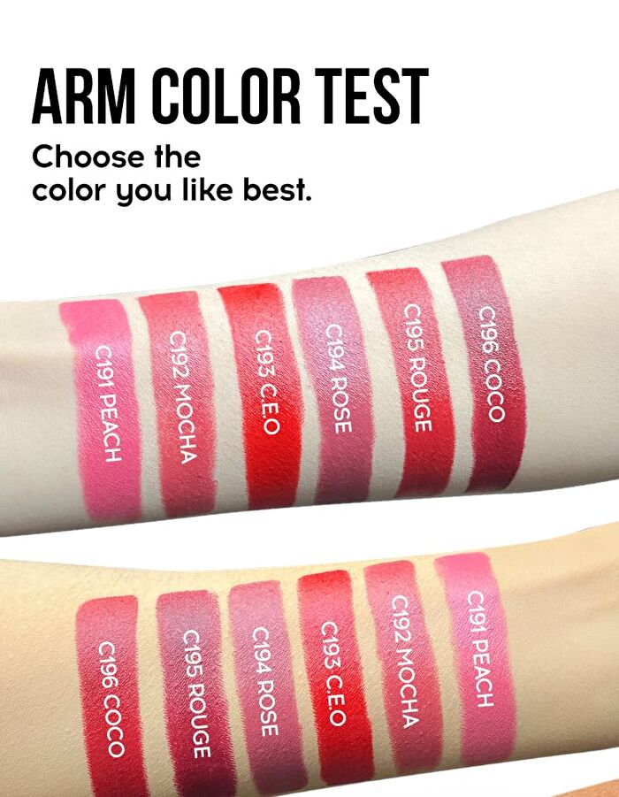 Velvet Lipstick - 6 Colors - #C191 Peach (Nude Rose) - 3.6g