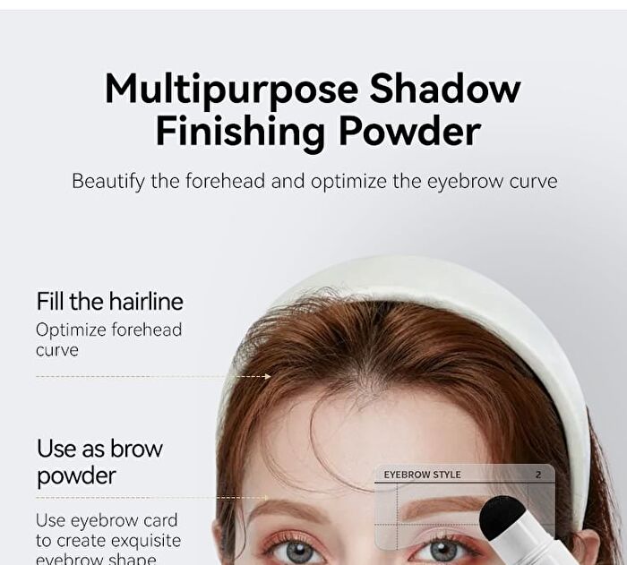 Multifunctional Finishing Powder - 4 Colors - #02 Black Brown - 1.8g