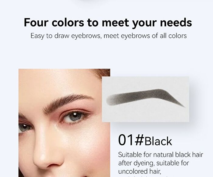 Multifunctional Finishing Powder - 4 Colors - #02 Black Brown - 1.8g