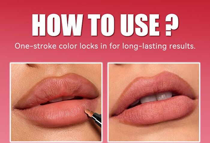 Waterproof Lip Liner - 6 Colors - #01 Ruby Red - 0.6ml