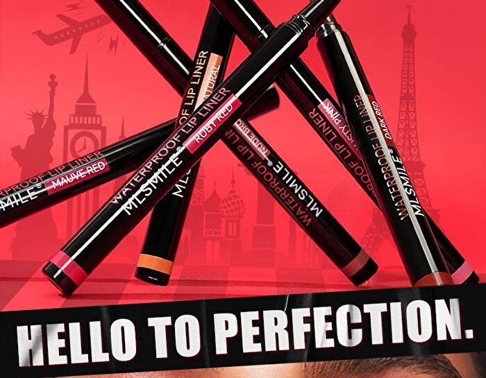Waterproof Lip Liner - 6 Colors - #01 Ruby Red - 0.6ml