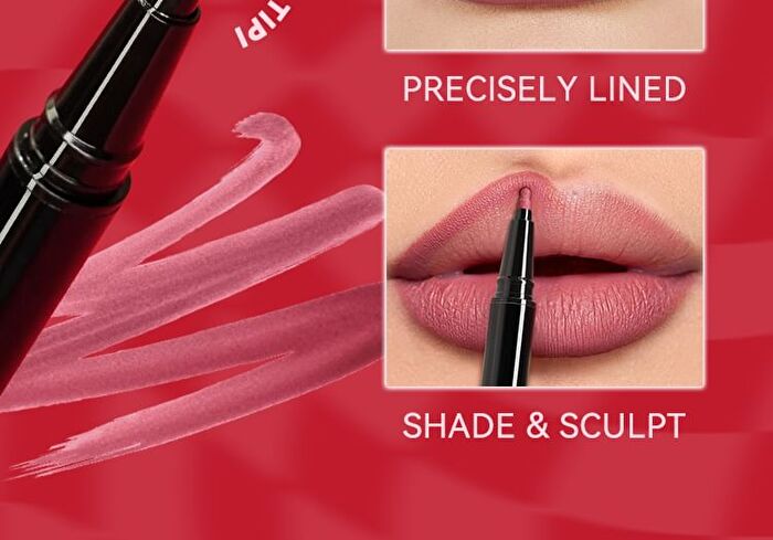 Waterproof Lip Liner - 6 Colors - #01 Ruby Red - 0.6ml