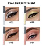 Glitter Liquid Eyeshadow  - 12 Colors - 04# - 2.5ml