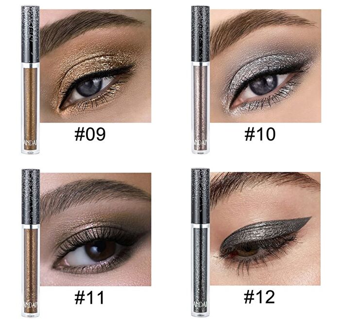 Glitter Liquid Eyeshadow  - 12 Colors - 04# - 2.5ml