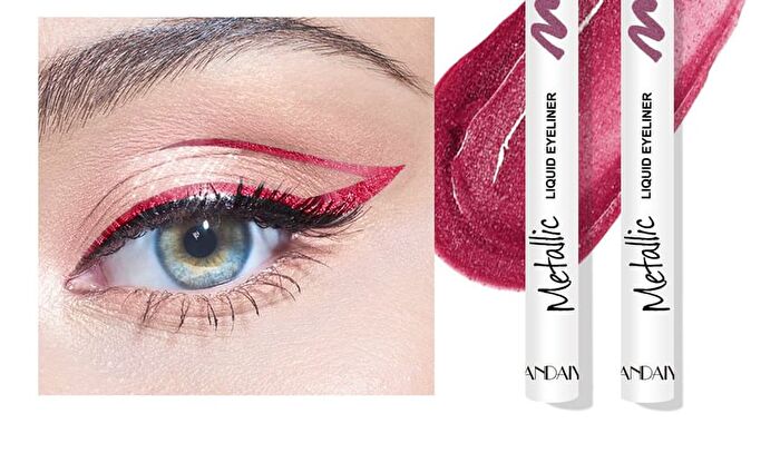 Micro-Fine Metallic Liquid Eyeliner  - 6 Colors - 001# Pearly White - 0.7g