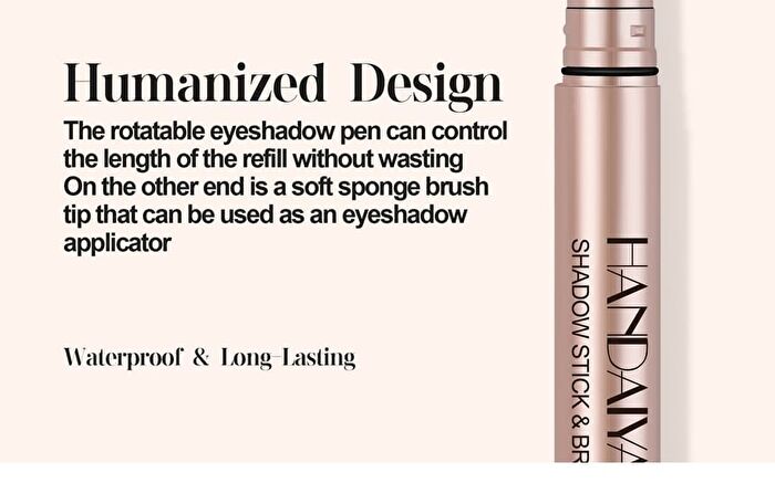 Dual-Ended Pearlescent Eyeshadow Stick - 12 Colors - 01# - 0.8g