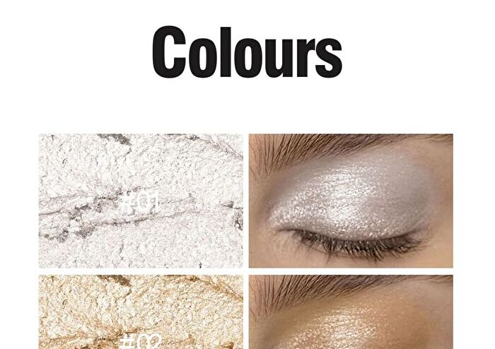 Dual-Ended Pearlescent Eyeshadow Stick - 12 Colors - 01# - 0.8g