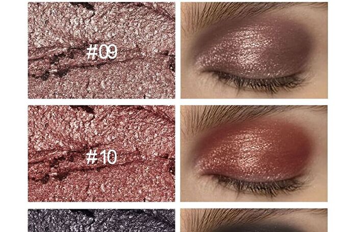Dual-Ended Pearlescent Eyeshadow Stick - 12 Colors - 01# - 0.8g