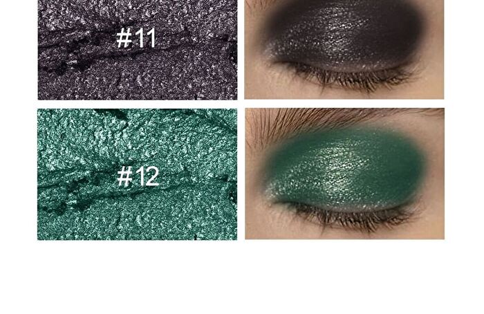 Dual-Ended Pearlescent Eyeshadow Stick - 12 Colors - 01# - 0.8g