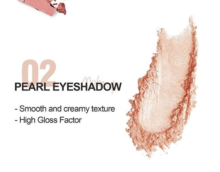 Dual-Ended Pearlescent Eyeshadow Stick - 12 Colors - 01# - 0.8g