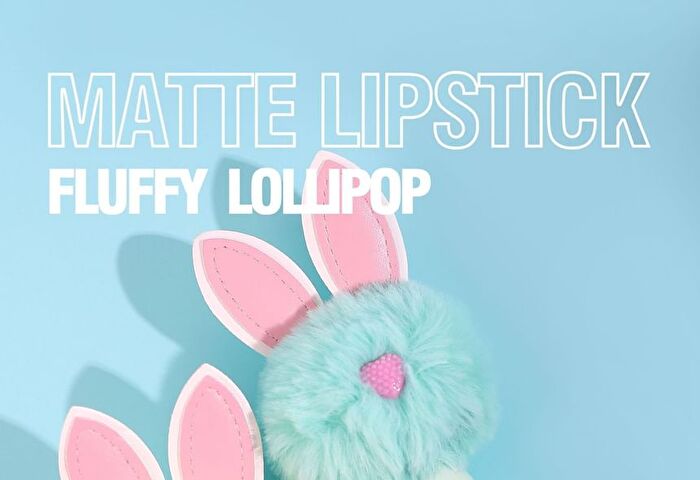 Rabbit Fluffy Lollipop Matte Lipstick - 5 Colors - 01# - 3.5g