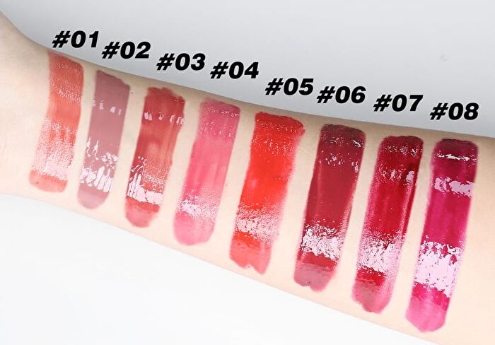 Dewy Push-Button Tinted Lipstick - 8 Colors - 01# - 1.8g