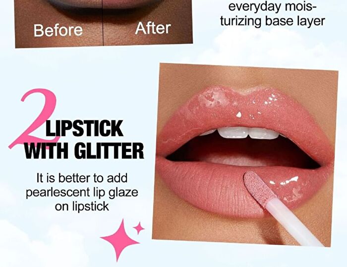Shimmer Water Lip Gloss - 6 Colors - 01# - 1.8ml